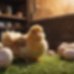 Cozy brooder setup for newborn chicks