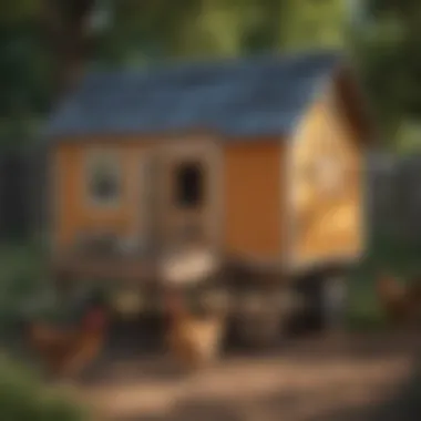 Stylish Chicken Coop Design Stylish chicken coop design suitable for eight chickens