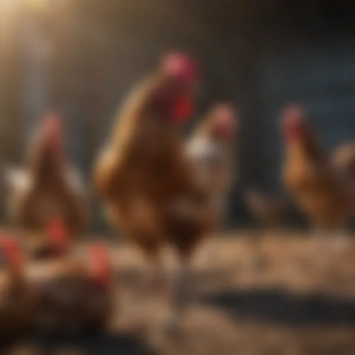 Various types of predators that threaten poultry