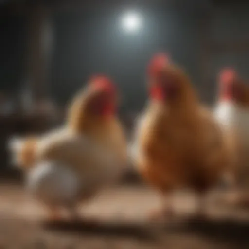 Diverse chicken breeds suitable for egg production