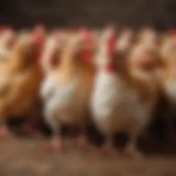 A vibrant selection of chicken breeds known for egg production