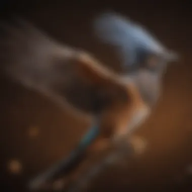 The Evolutionary Pathway of Winged Birds An illustration of the evolutionary timeline of birds with wings.
