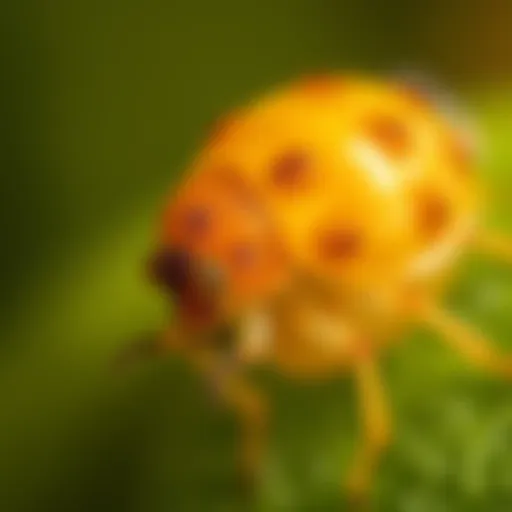 Detailed view of scabies mites and their eggs