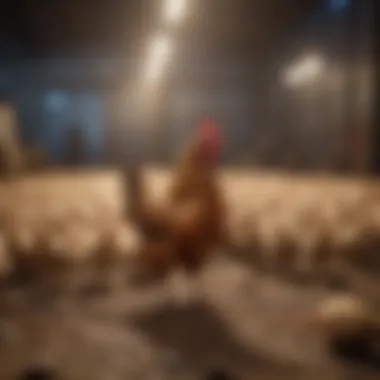 Ensuring Safety of Your Chicken Flock Chicken flock in a secure environment