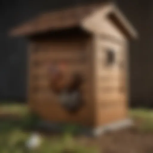 Duncan poultry nesting box showcasing unique design features