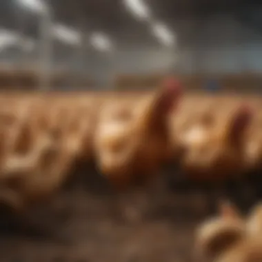Sustainable Practices in Poultry Farming Sustainable practices in chicken farming showcased.
