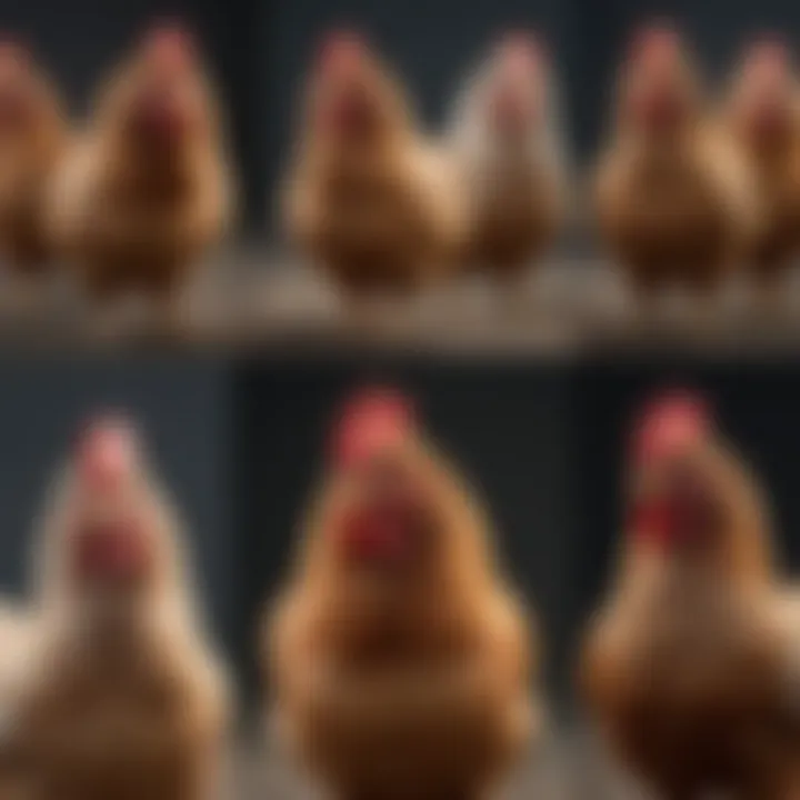 A comparison chart of different Polish chicken breeds and their characteristics