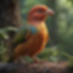 A colorful array of probiotics for avian species