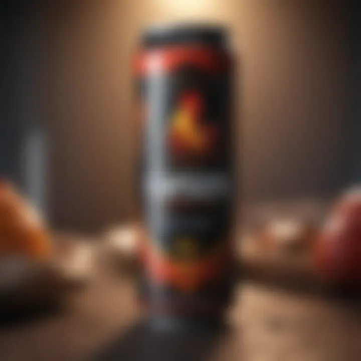 Detailed view of the ingredients list on Rooster Booster packaging