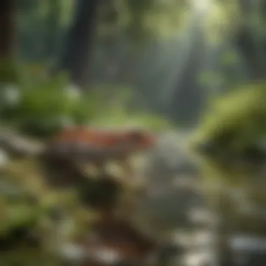 A healthy ecosystem thriving due to sustainable practices