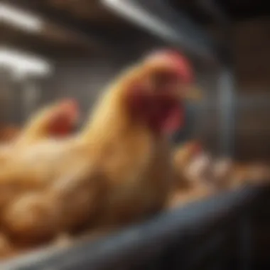 Different types of chicken brooders displayed
