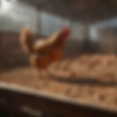 Maintenance Practices for a Healthy Chicken Pen A well-maintained chicken pen demonstrating effective layout and cleanliness