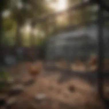 Modern metal chicken coop design