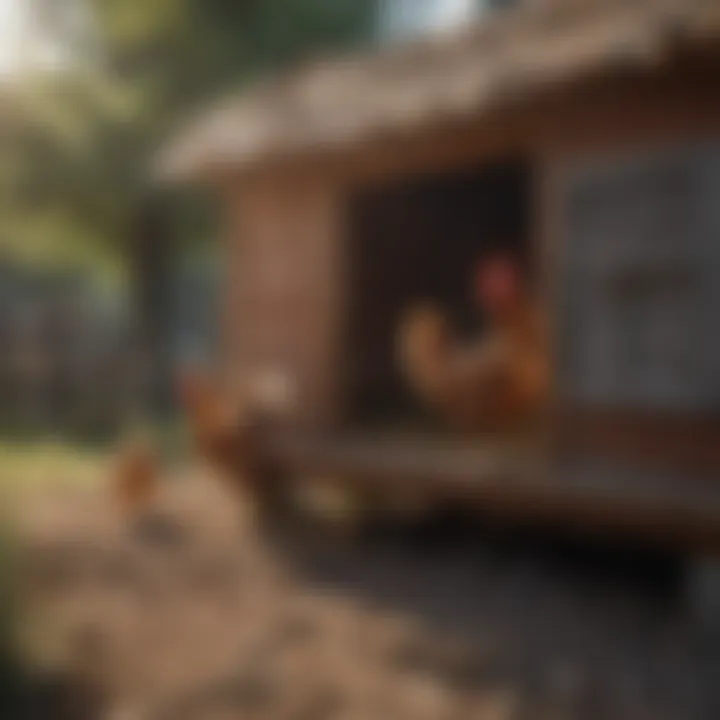 Chicken coop with effective ventilation system