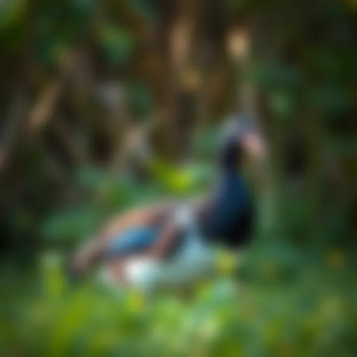 Indian Runner Duck in a natural habitat setting