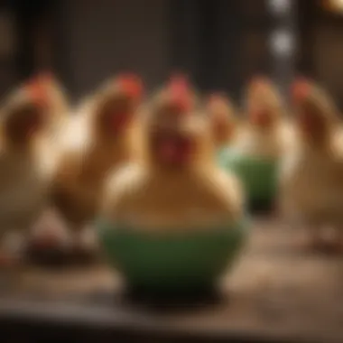 A variety of chicken breeds known for laying green eggs