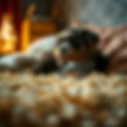 Cozy bedding made from Lowe's pine shavings