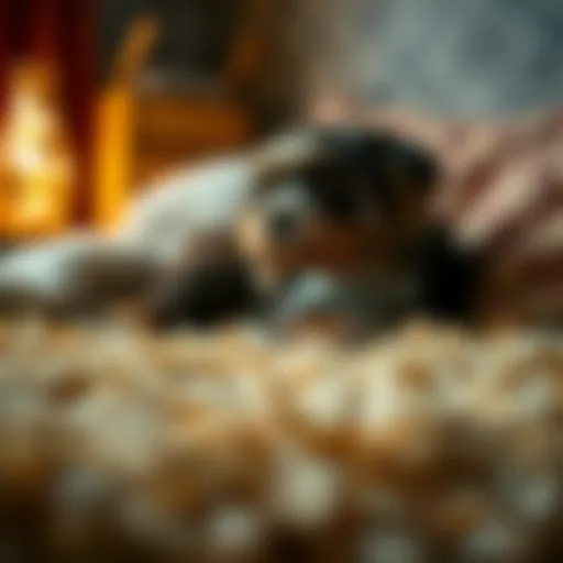 Cozy Bedding with Pine Shavings Cozy bedding made from Lowe's pine shavings