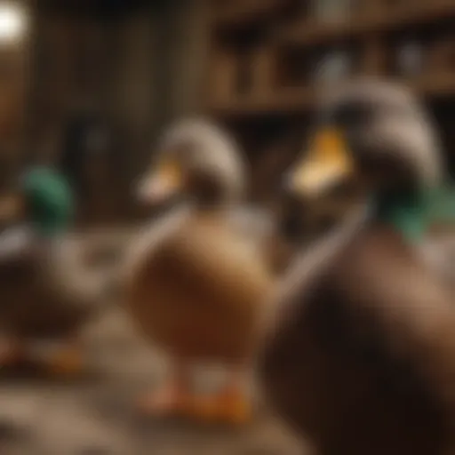 A vibrant array of duck breeds showcased at Tractor Supply