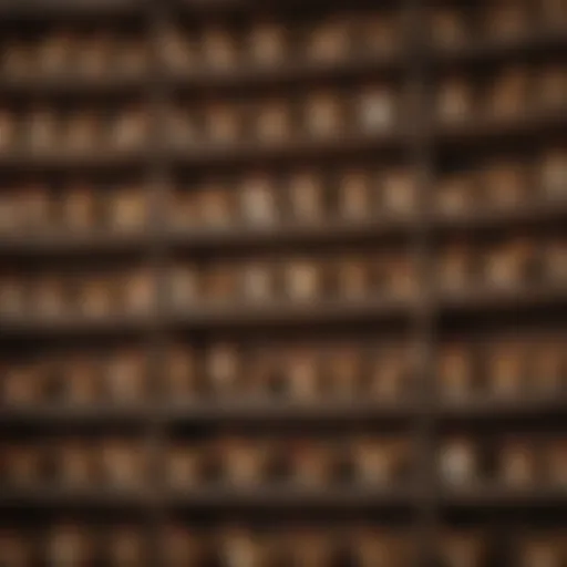 A collection of used chicken nesting boxes displayed in a farm setting