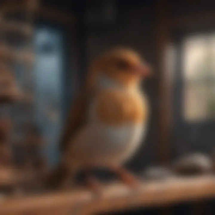Maintenance tools and materials for keeping wooden perches clean and safe.