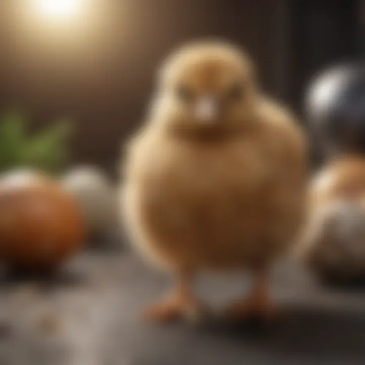 Illustration of environmental factors affecting chick growth