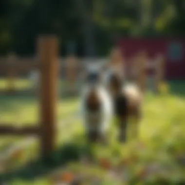 Sturdy fencing design for pygmy goats