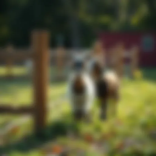 Sturdy fencing design for pygmy goats