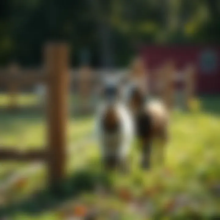 Sturdy fencing design for pygmy goats