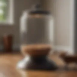 Elegant design of Grandpa's pet feeder