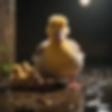 Creating a Safe Space for New Ducklings A nurturing environment for newly hatched ducklings