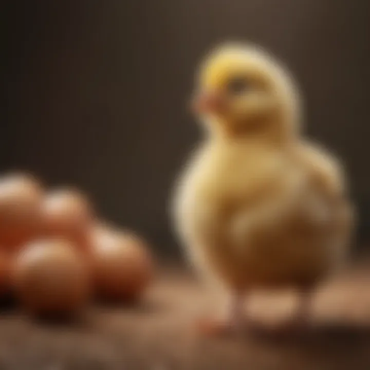 A healthy chick demonstrating vibrant growth and well-being