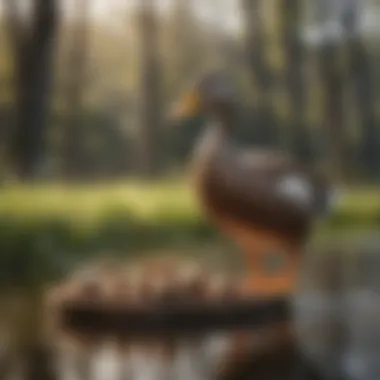 Healthy ducks enjoying clean feed