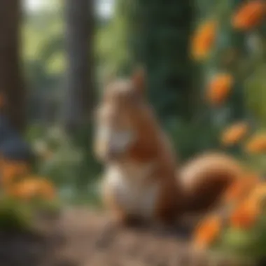 Flourishing Flower Garden Beautiful flower garden free from squirrels