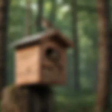 Design Layout for Effective Nesting Design layout of a bird nesting box