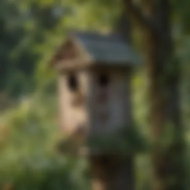 Optimal Placement of Nesting Boxes Proper placement of a bird nesting box in a garden