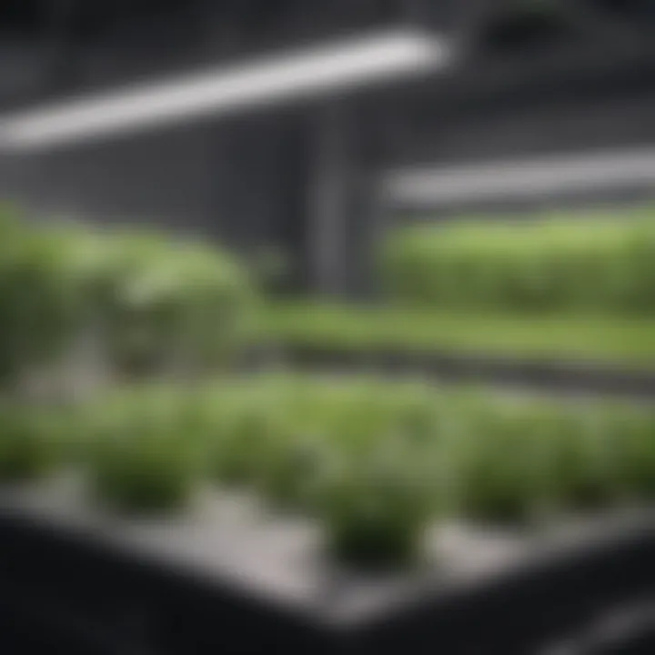 Different types of hydroponic systems displayed for comparison and selection.