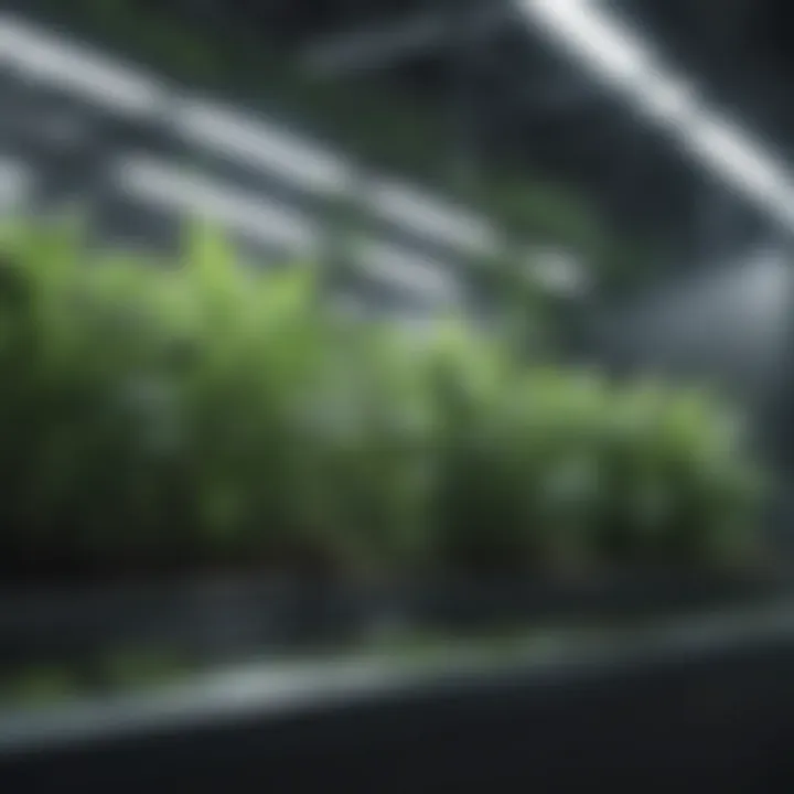 Innovative hydroponic technology facilitating plant growth indoors