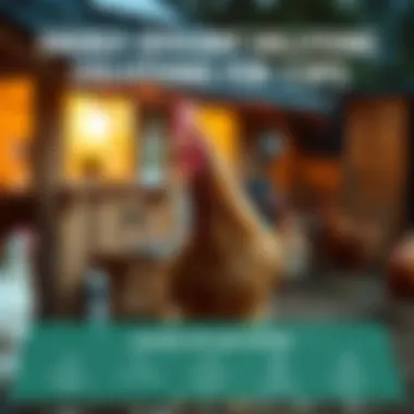 Infographic on energy-efficient lighting options for coops