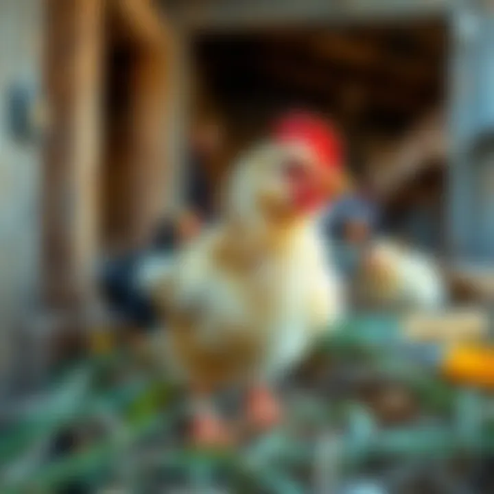 A healthy coop environment ideal for Maran chicks