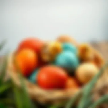 A vibrant basket of Maran eggs highlighting their unique coloration