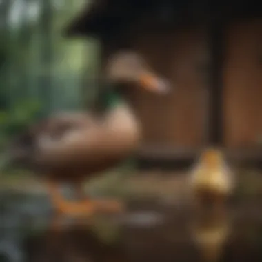 Maintenance activities for a duck house
