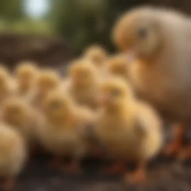 Observation of social interactions between new chicks and existing flock members