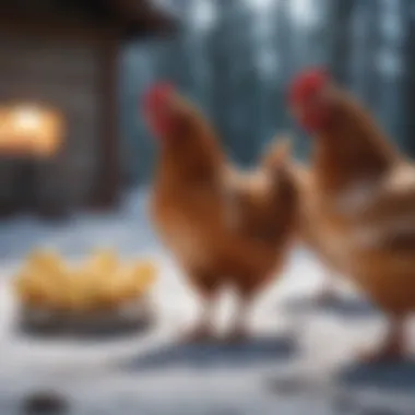 Monitoring chicken health during winter