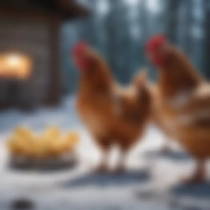 Monitoring chicken health during winter