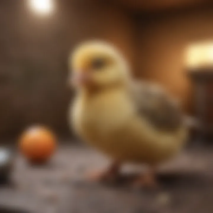 Essential features of a large chick brooder highlighted