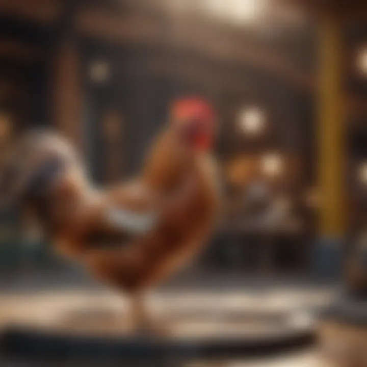 Maintenance of poultry fountain