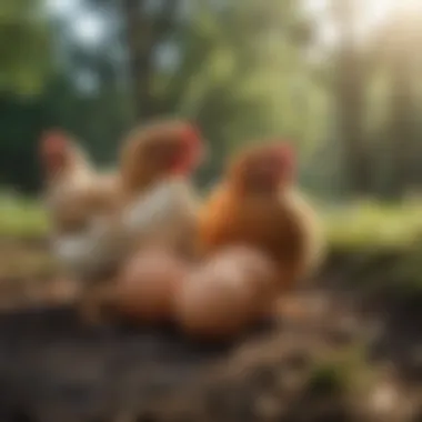 Optimal Environment for Egg Laying Healthy hen in a natural environment
