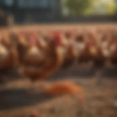 Customized Chicken Feed for Healthier Flocks Containers filled with customized chicken feed