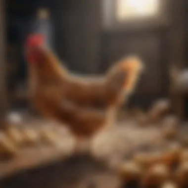 Enhancing Chicken Well-being with Tailored Feed Feeding chickens with homemade feed